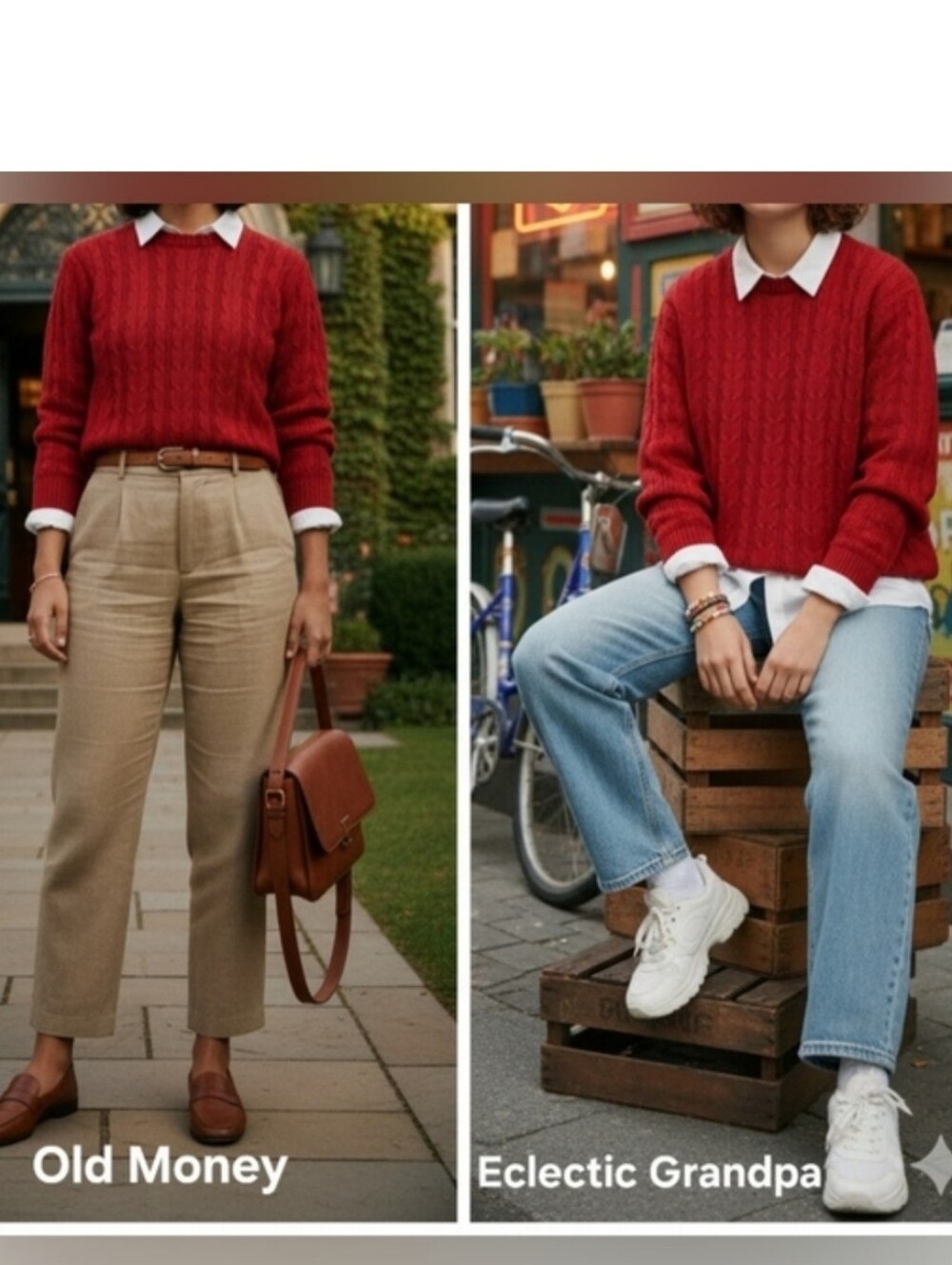 Vibrant Red Cable Knit Sweater Medium Retro Coastal Grandma Grandpacore Academia
